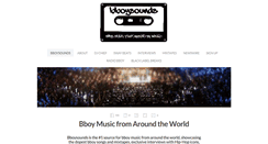 Desktop Screenshot of bboysounds.com